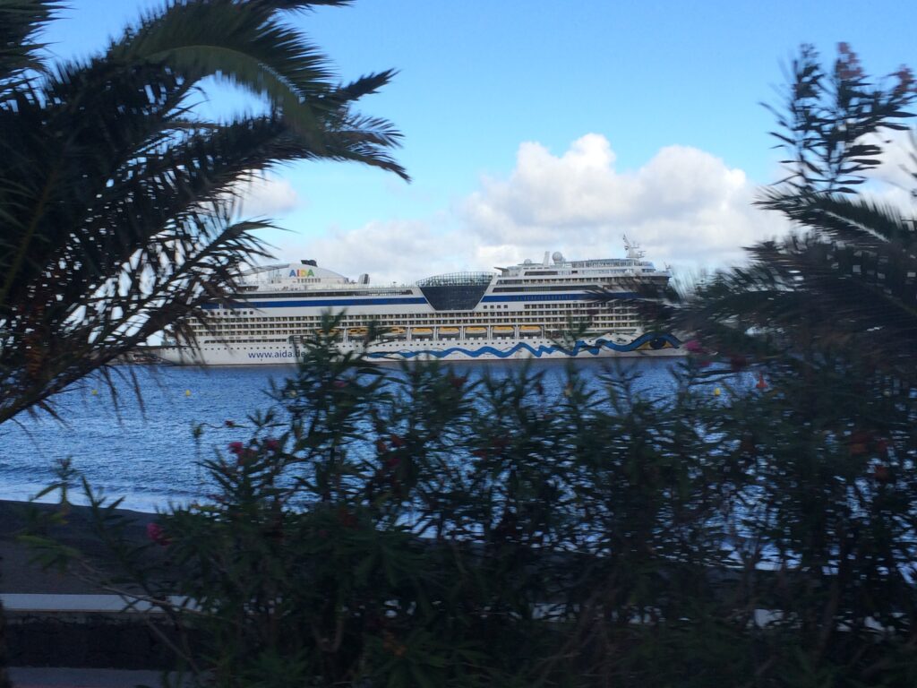 Die AIDAstella auf Madeira