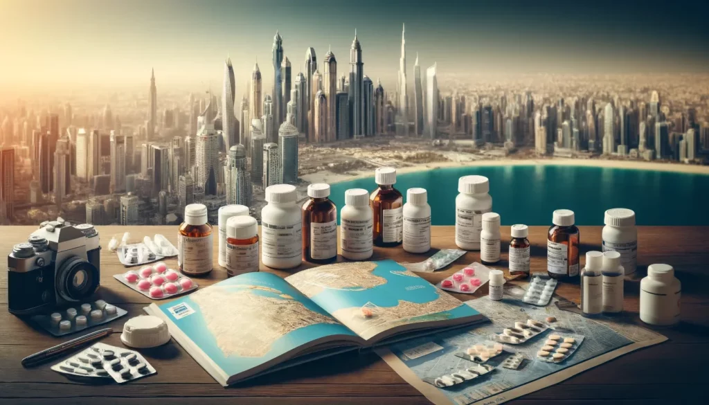Medikamente für Dubai anmelden